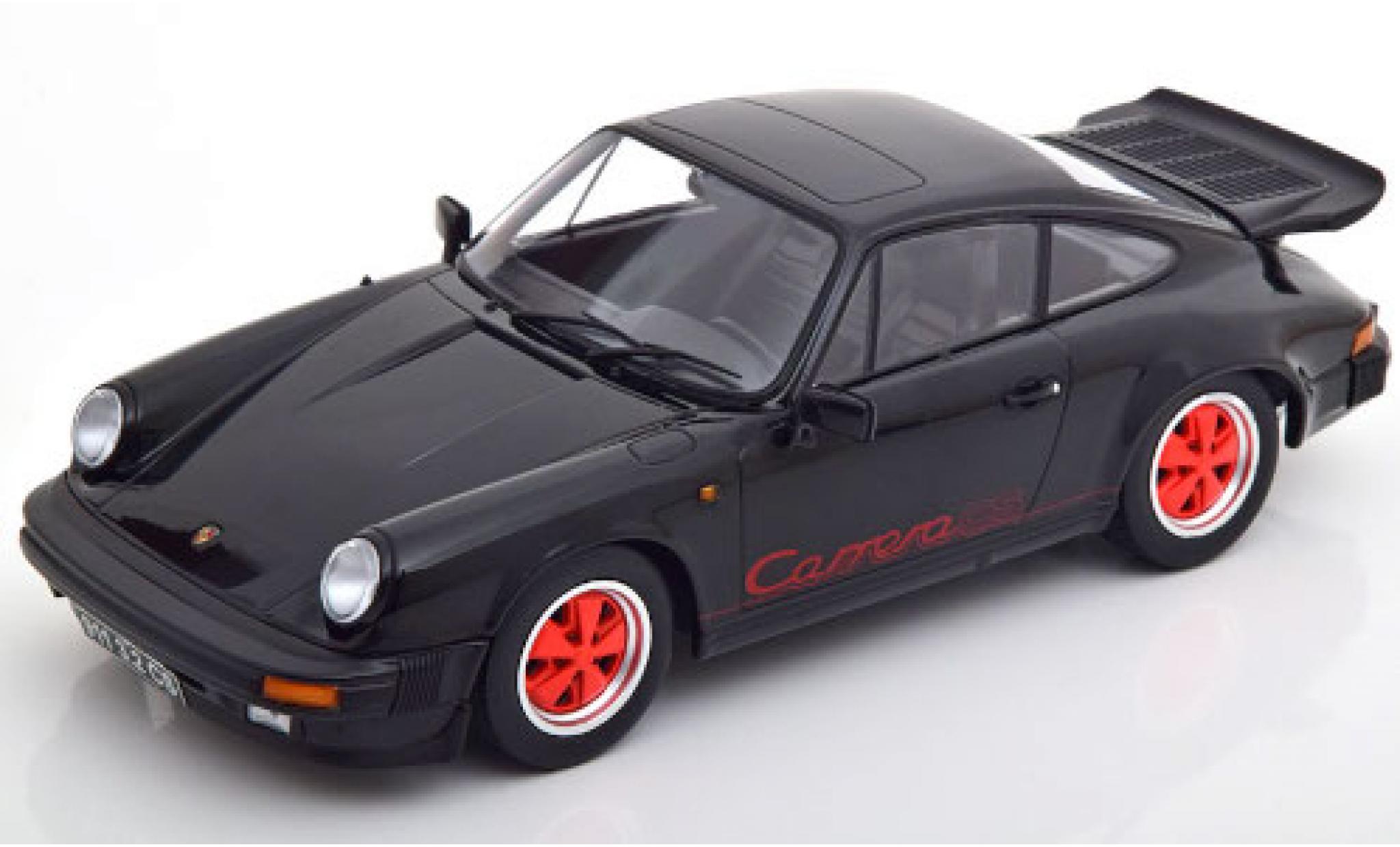 Porsche 930 1/18 KK Scale KK-Scale 911 Carrera 3.2 Clubsport nero/rosso 1989 modellino in miniatura
