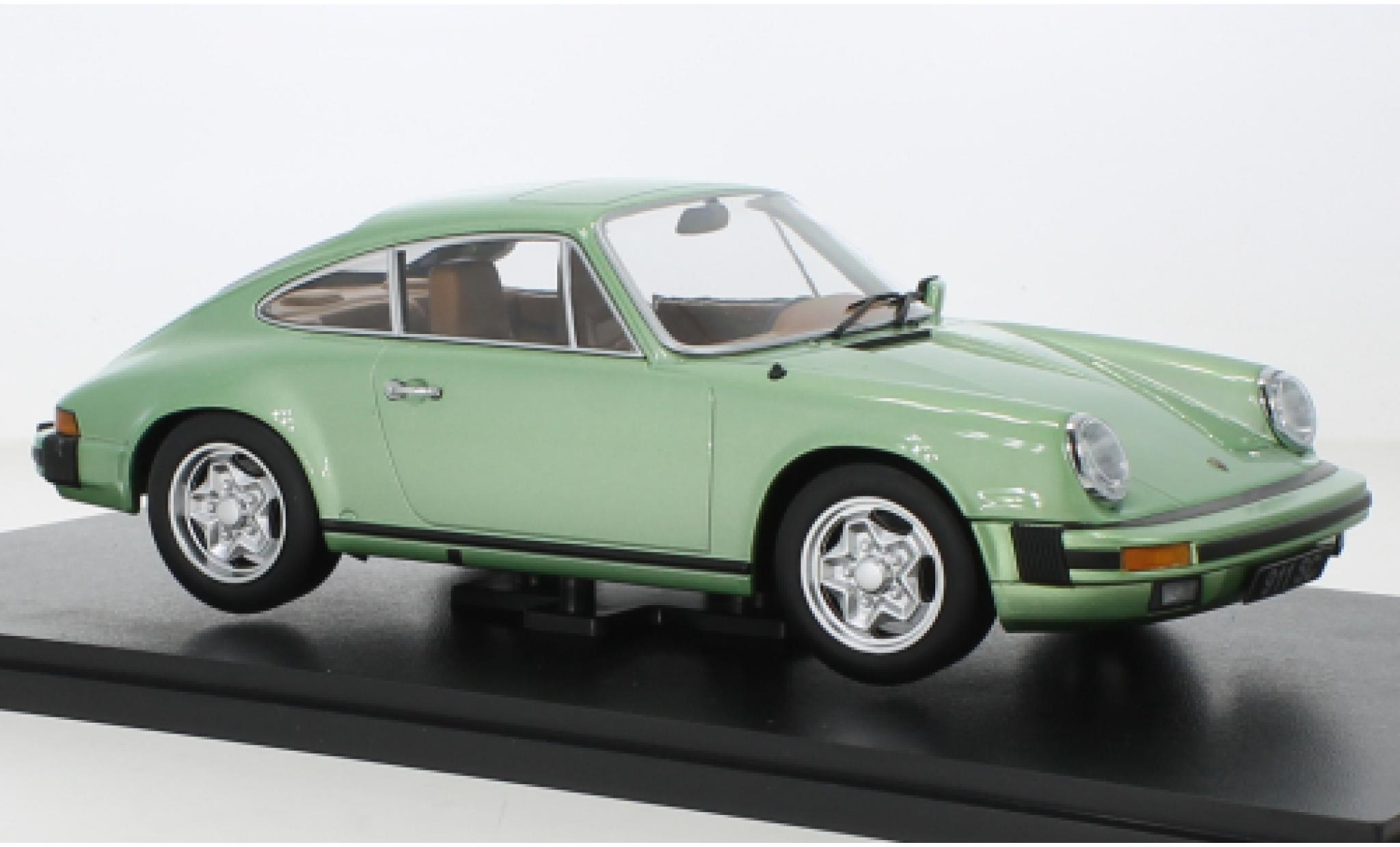 Porsche 930 1/18 KK Scale 911 SC metallise verde 1978 modellino in miniatura