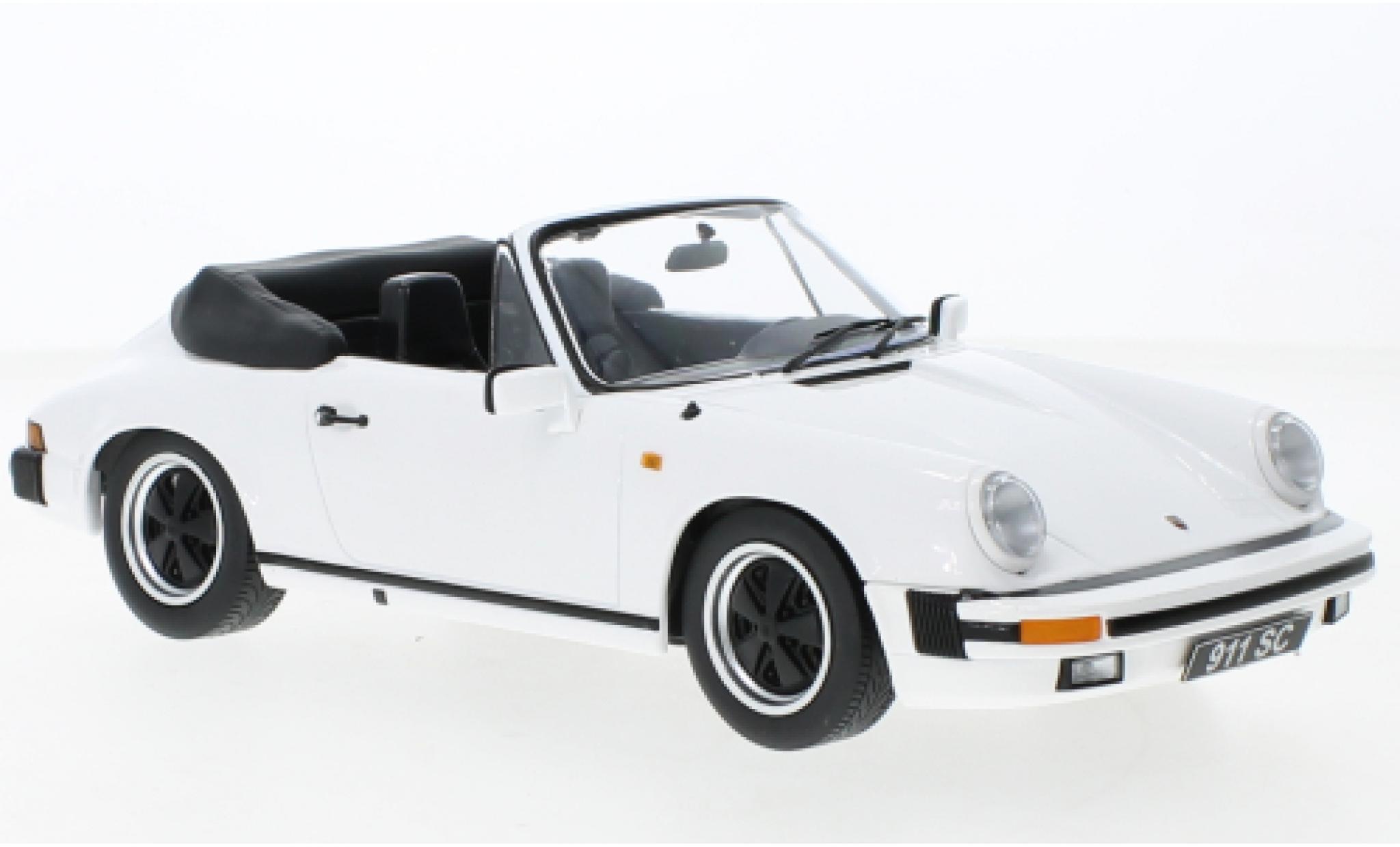 Porsche 930 1/18 KK Scale 911 SC bianco 1983 modellino in miniatura