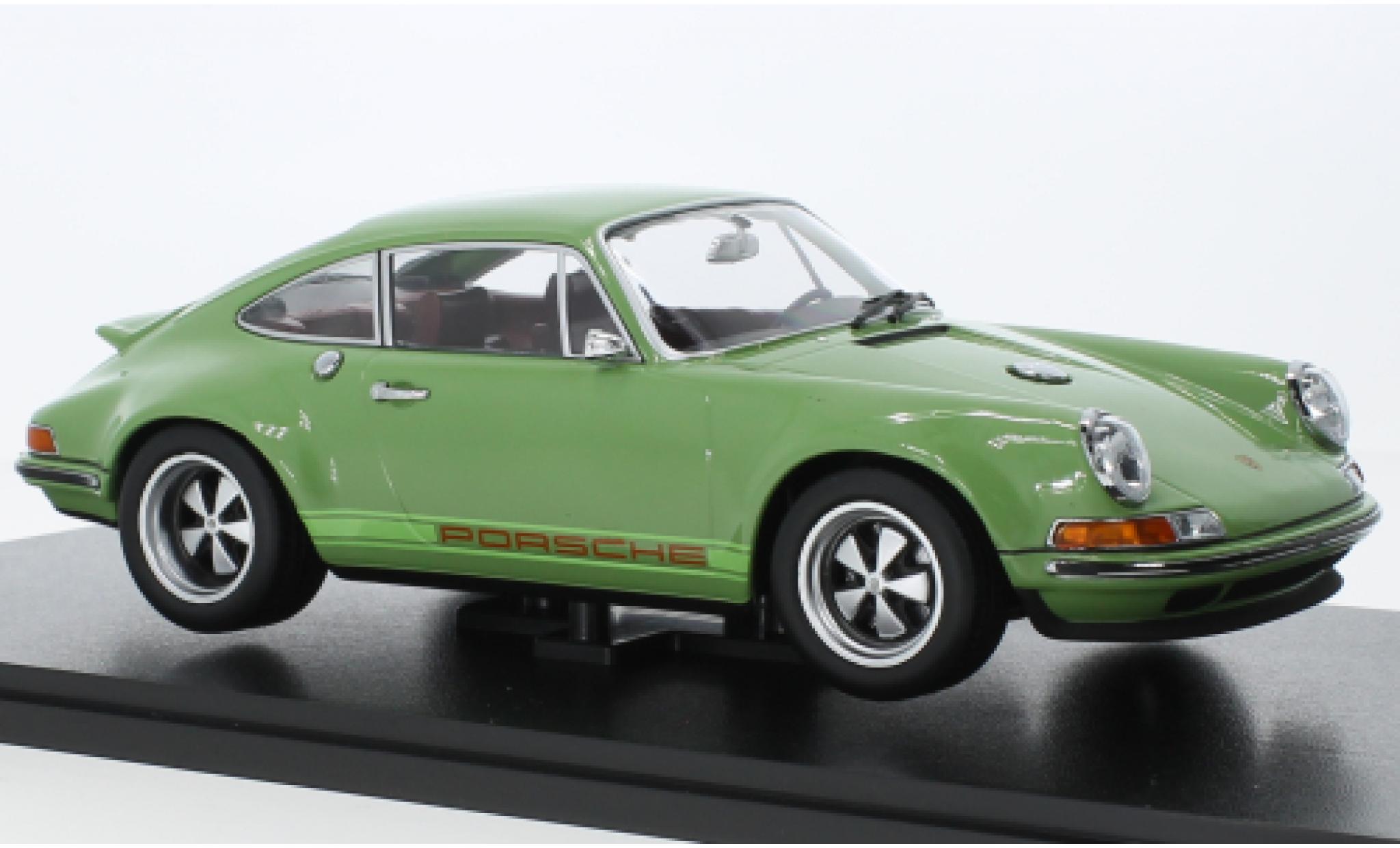 Porsche 911 1/18 KK Scale Singer vert modellino in miniatura