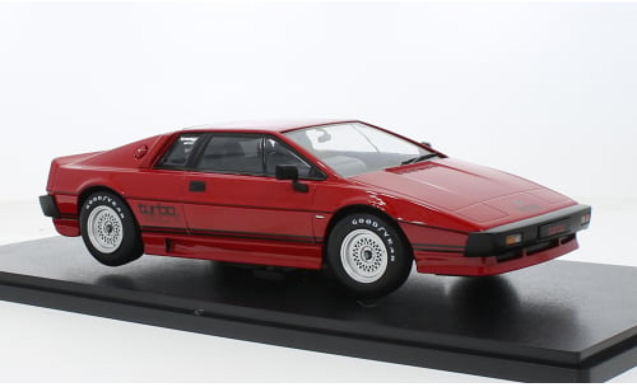 Lotus Esprit 1/18 KK Scale Turbo rot RHD 1981 1:18 modellino in miniatura