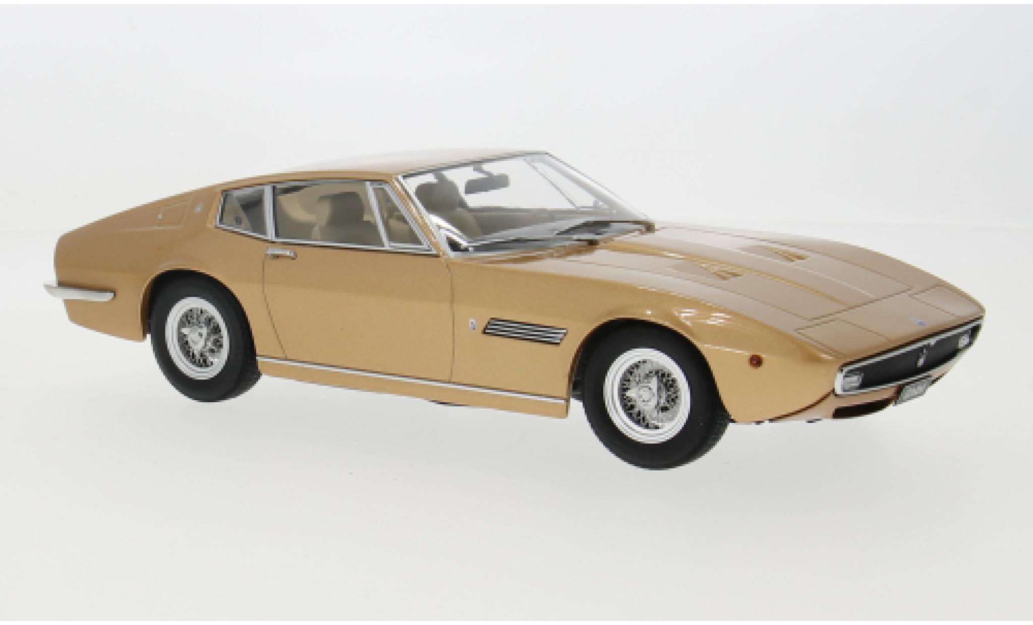 Maserati Ghibli 1/18 KK Scale Coupe gold 1969 1:18 modellino in miniatura