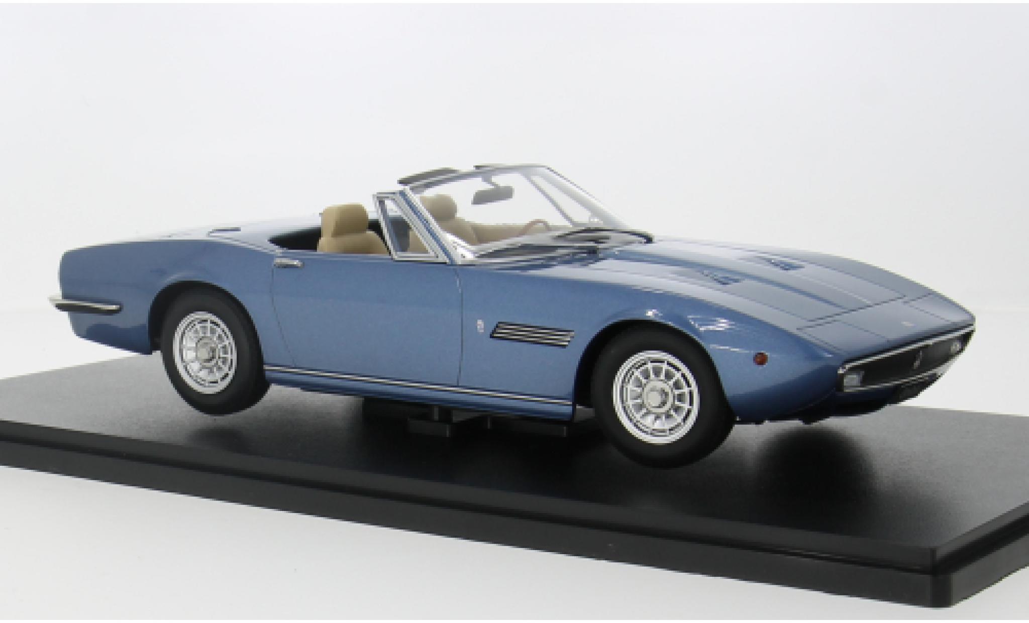 Maserati Ghibli 1/18 KK Scale Spyder blau 1970 1:18 modellino in miniatura