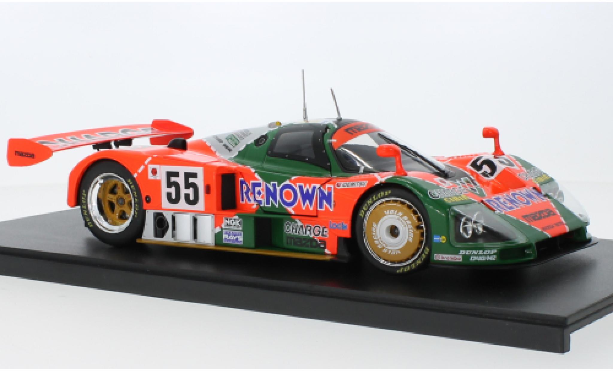 Mazda 787B 1/18 KK Scale RHD No.55 speed Co. Ltd. Renown 24h Le Mans 1991 1:18 modellino in miniatura