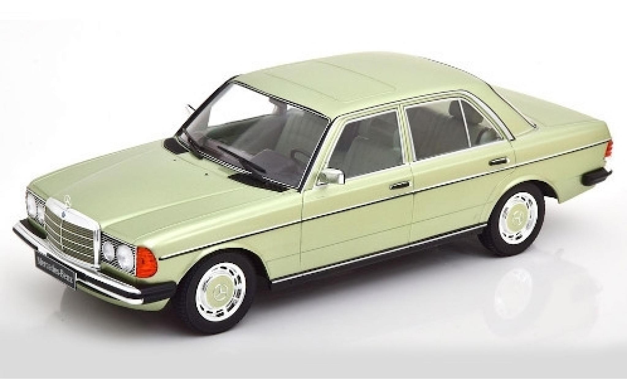 Mercedes 280 1/18 KK Scale E (W123) metallico verde 1977 modellino in miniatura