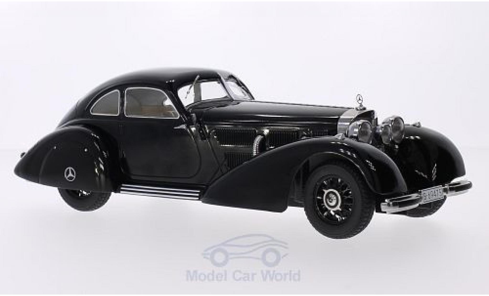 Mercedes 540 1/18 KK Scale K Autobahnkurier nero 1938 modellino in miniatura