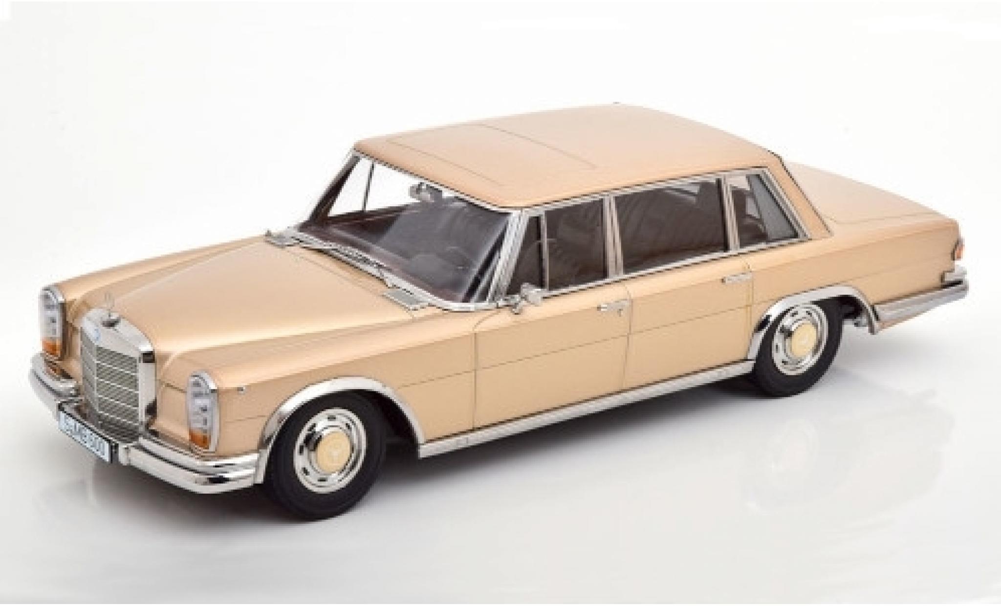 Mercedes 600 1/18 KK Scale (W100) gold 1963 modellino in miniatura