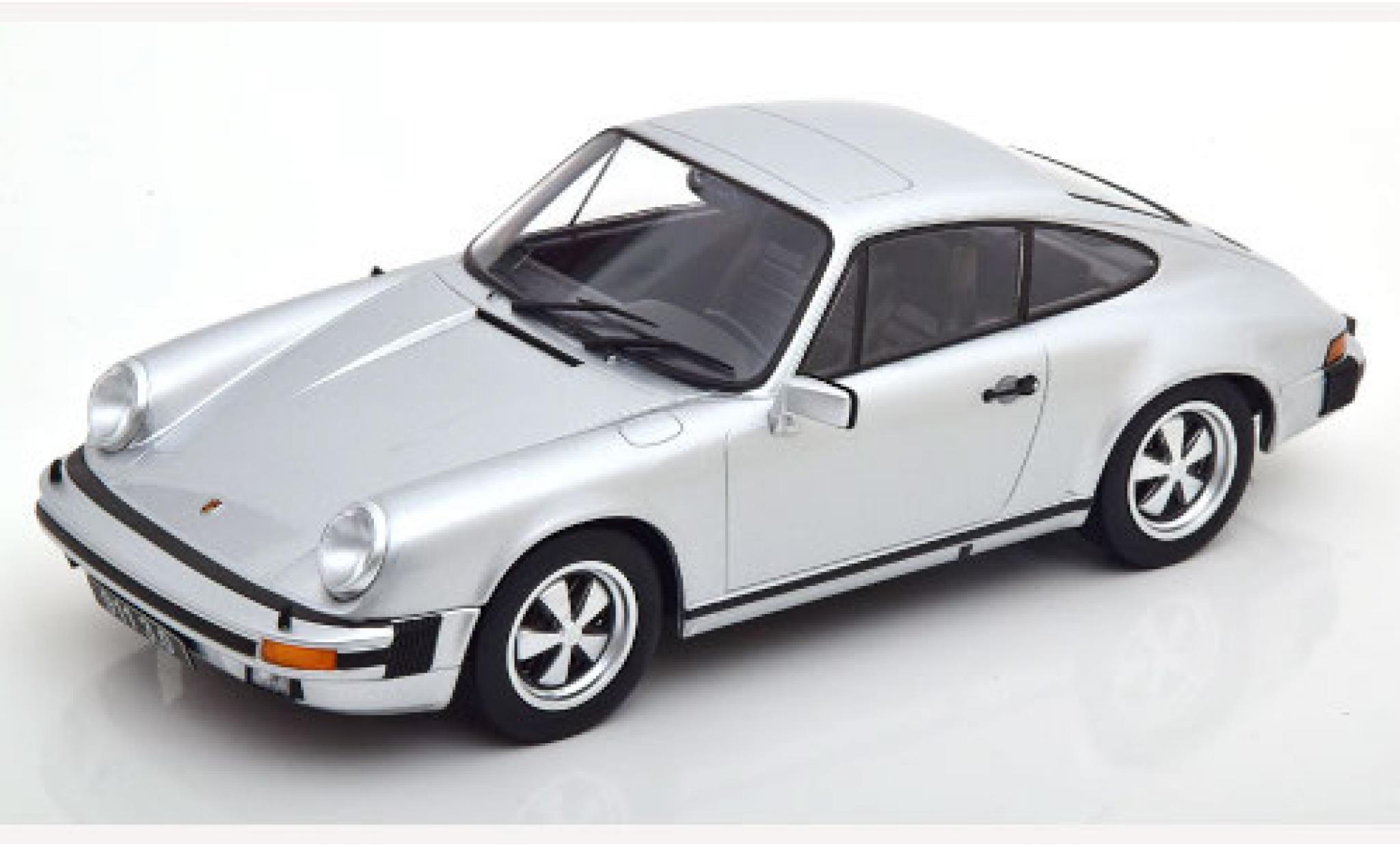 Porsche 930 1/18 KK Scale 911 Carrera 3.0 Coupe grigio 1977 modellino in miniatura