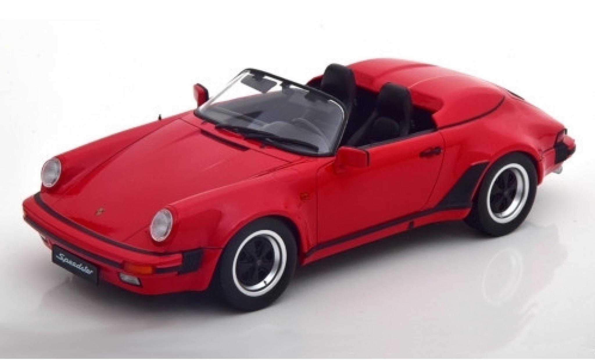 Porsche 930 Speedster 1/18 KK Scale 911 Speedster rosso 1989 modellino in miniatura