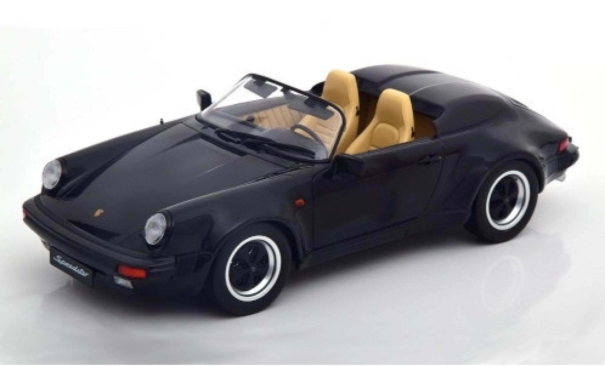 Porsche 930 Speedster 1/18 KK Scale 911 Speedster nero 1989 modellino in miniatura