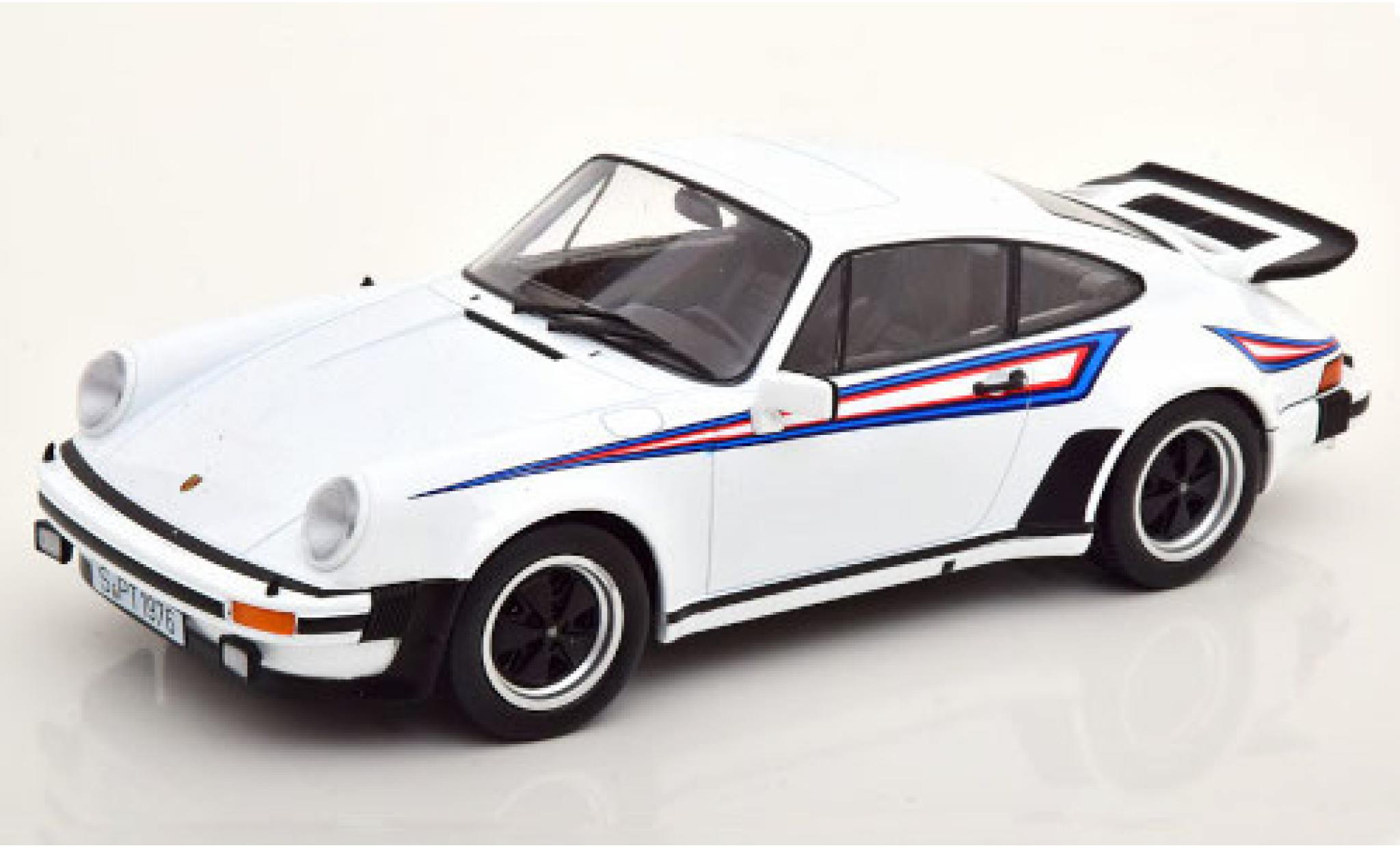 Porsche 930 Turbo 1/18 KK Scale 911 Turbo 3.0 () bianco/Dekor 1976 modellino in miniatura