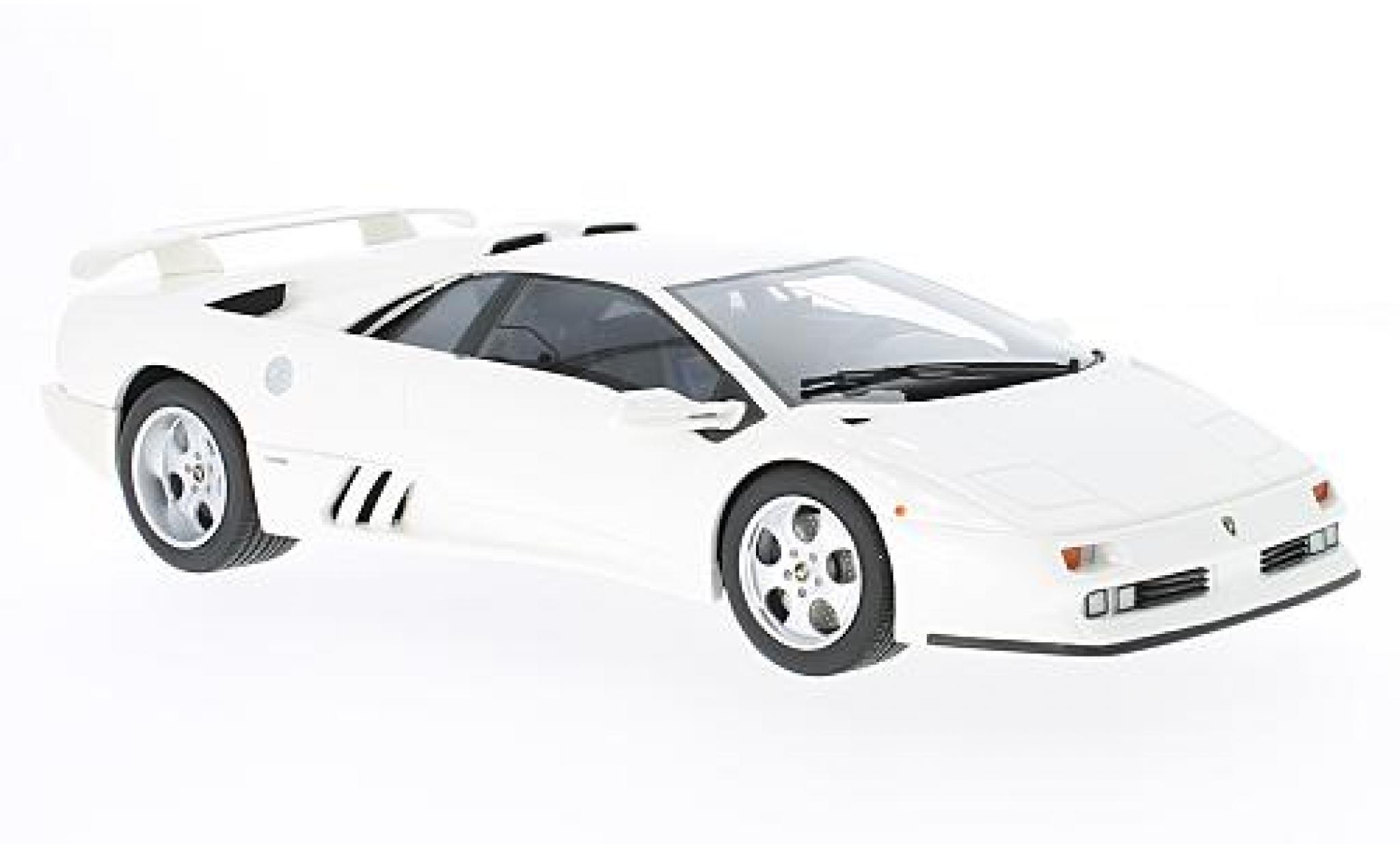 Lamborghini Diablo 1/18 GT Spirit Jota SE30 metallico bianco modellino in miniatura