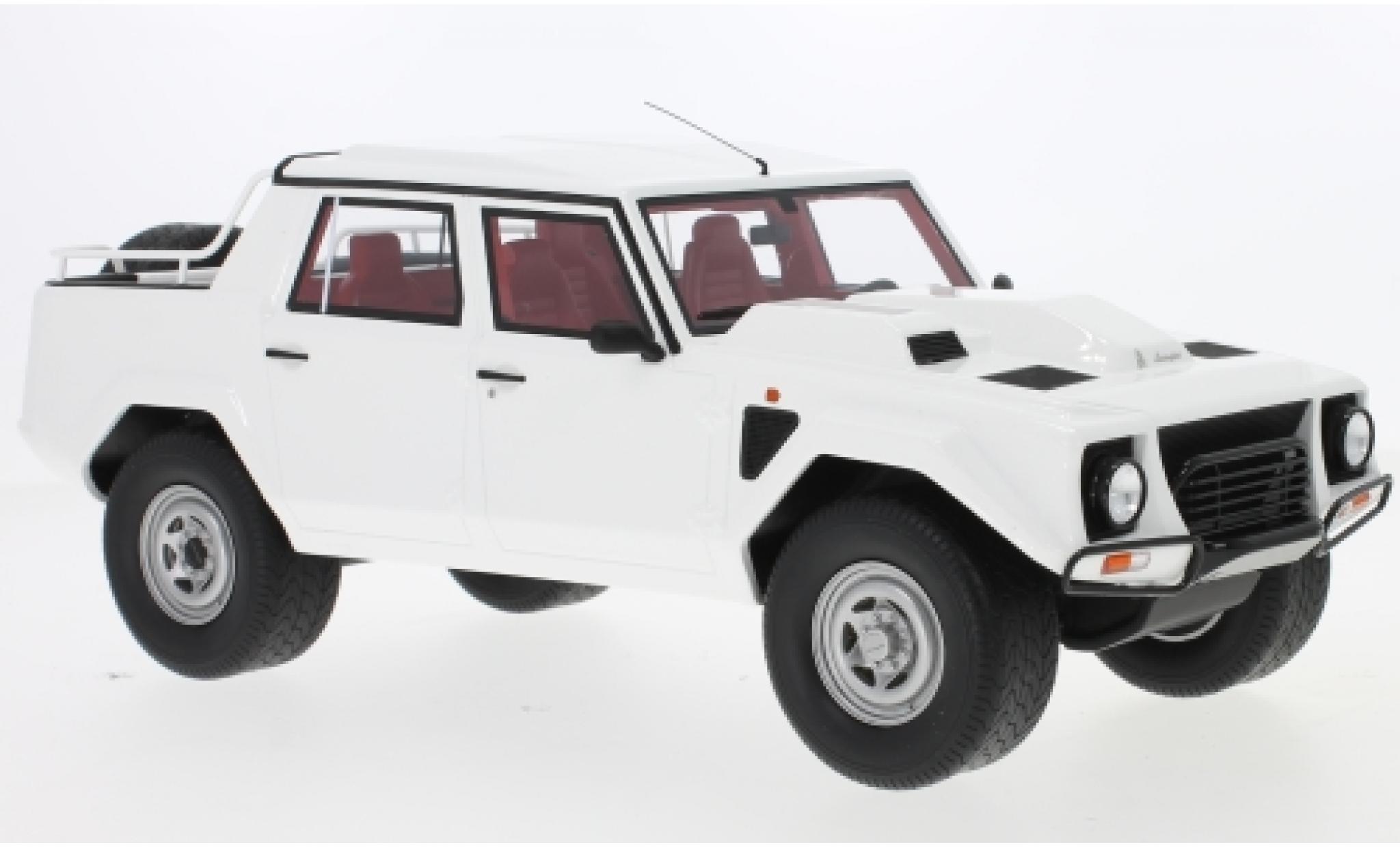 Lamborghini LM 1/18 GT Spirit 002 bianco modellino in miniatura