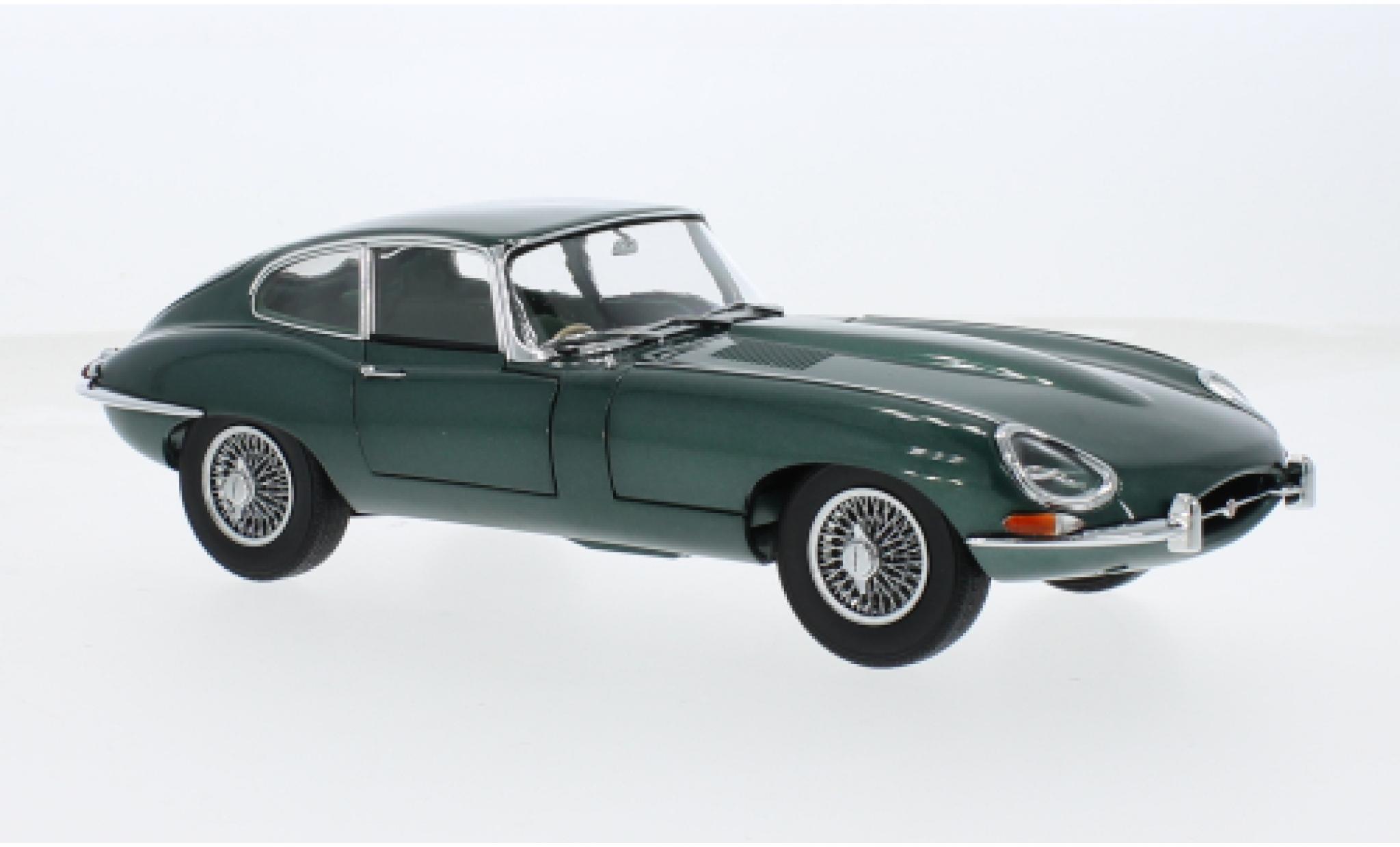 Jaguar E-Type 1/18 Kyosho grün RHD 1:18 modellino in miniatura