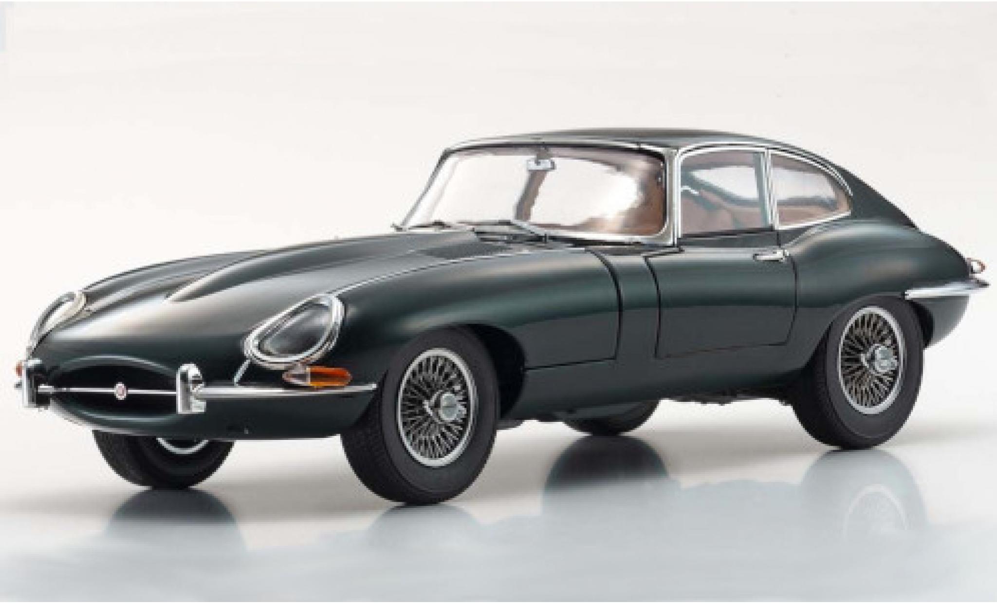 Jaguar E-Type 1/18 Kyosho Series I verde RHD 1961 modellino in miniatura