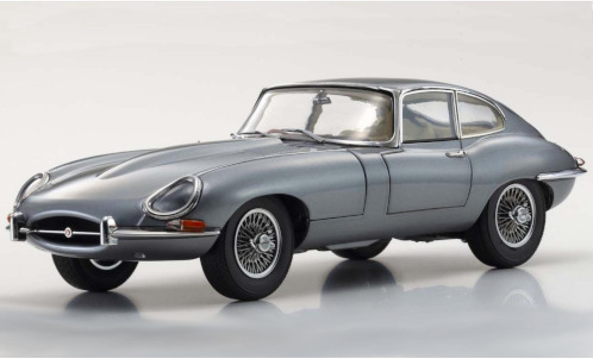 Jaguar E-Type 1/18 Kyosho Series I metallico grigio RHD 1961 modellino in miniatura
