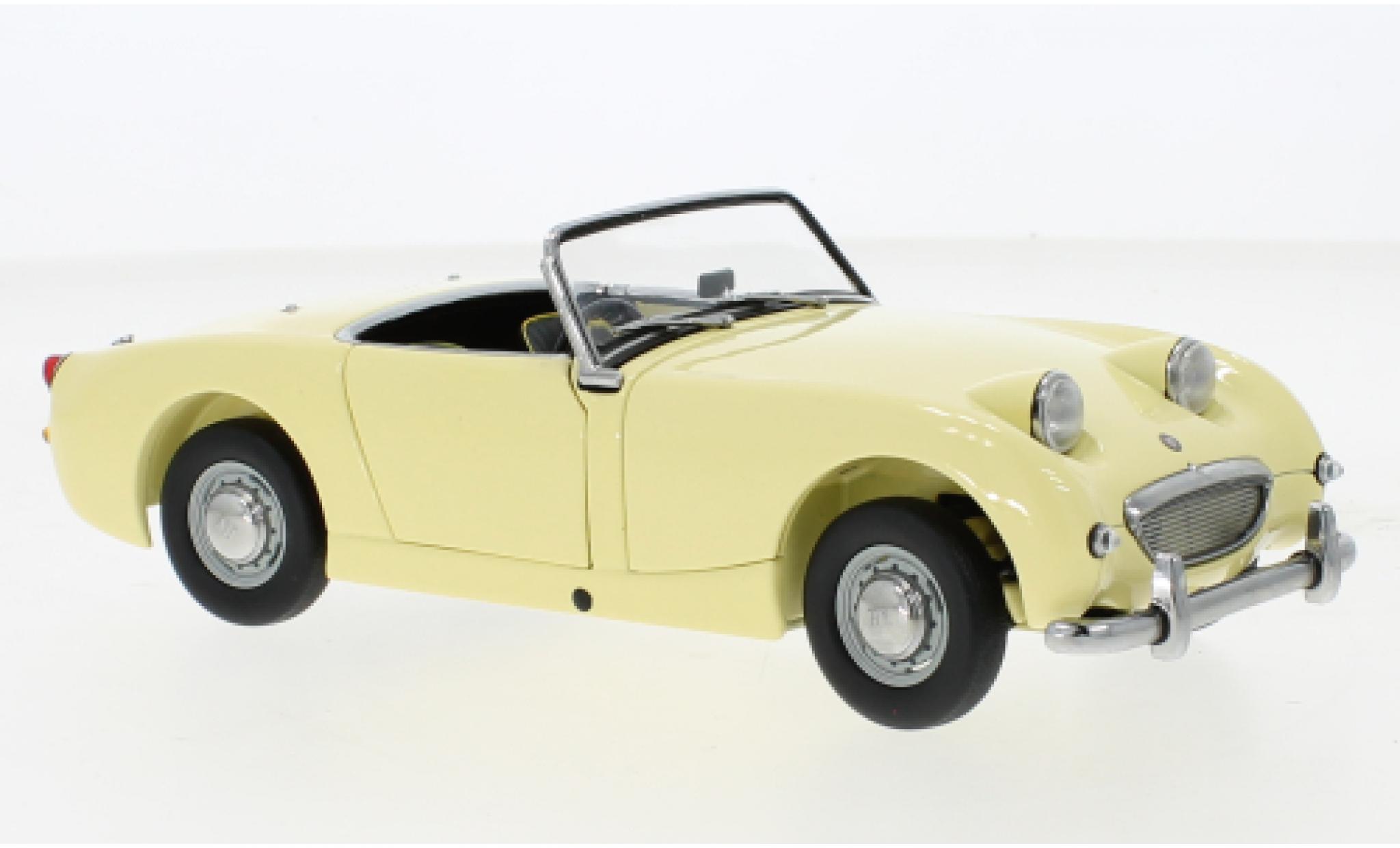 Austin Healey Sprite 1/18 Kyosho giallo RHD 1958 modellino in miniatura