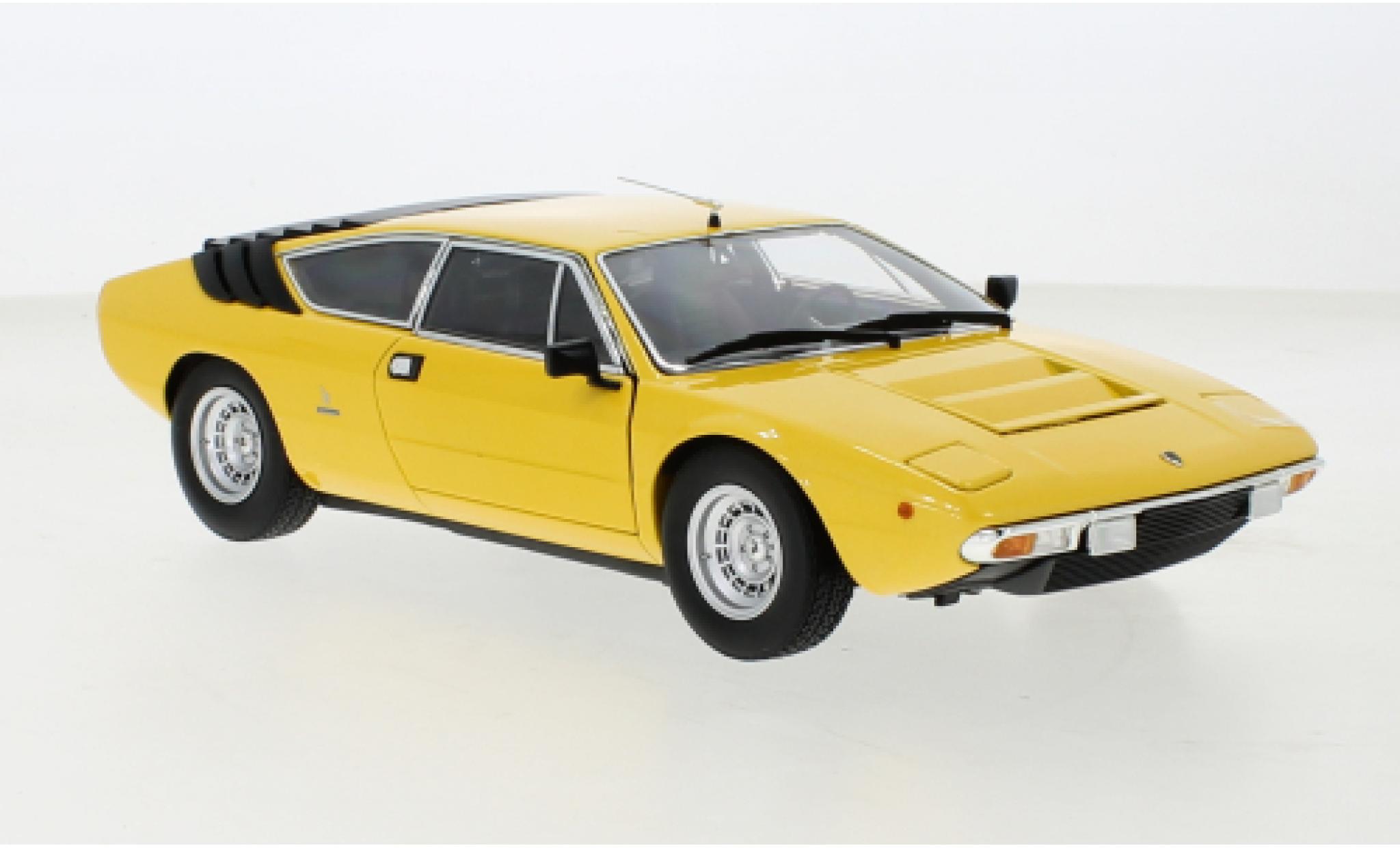 Lamborghini Urraco 1/18 Kyosho P250 metallise giallo modellino in miniatura