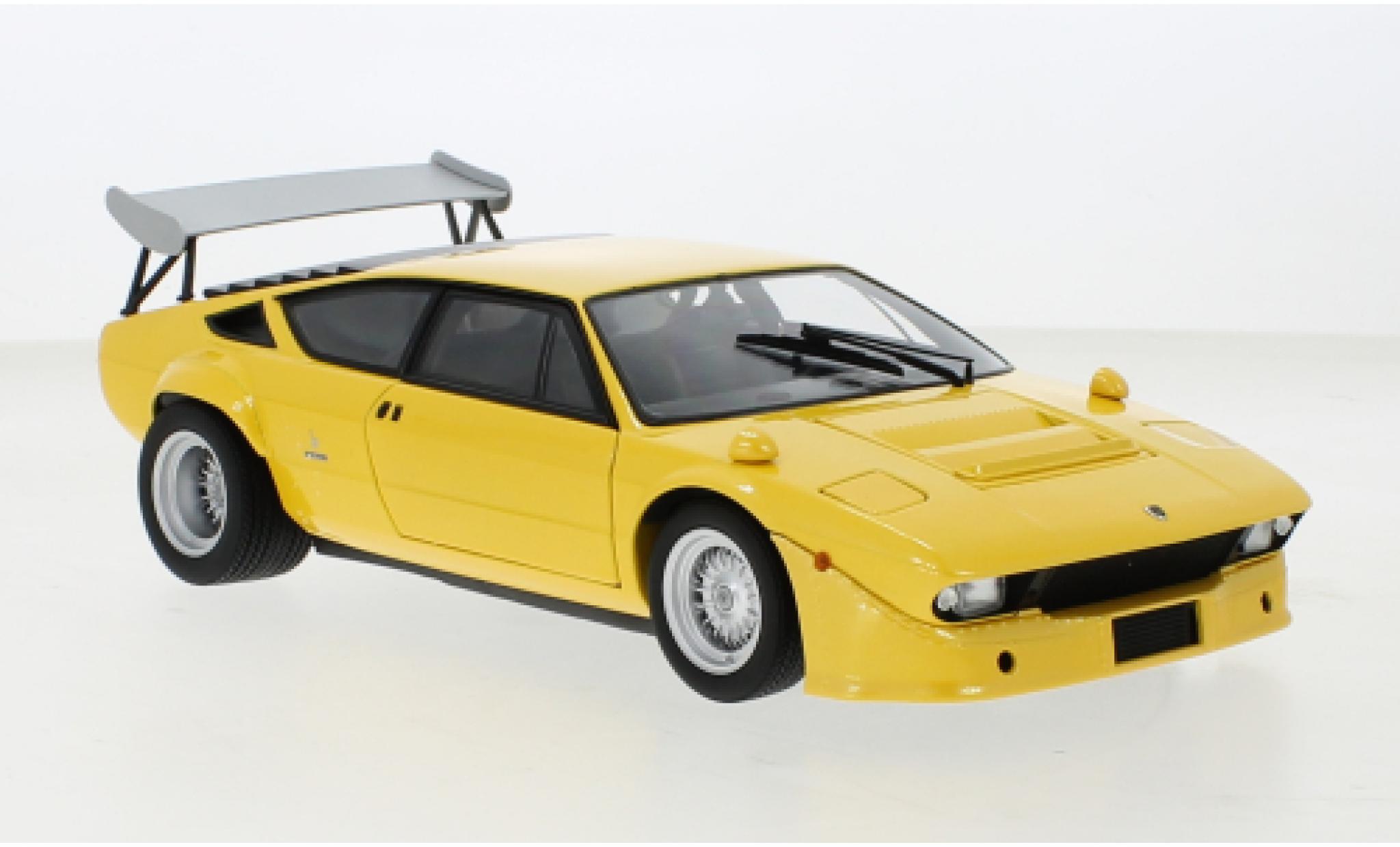 Lamborghini Urraco 1/18 Kyosho P250 Rally metallise giallo modellino in miniatura