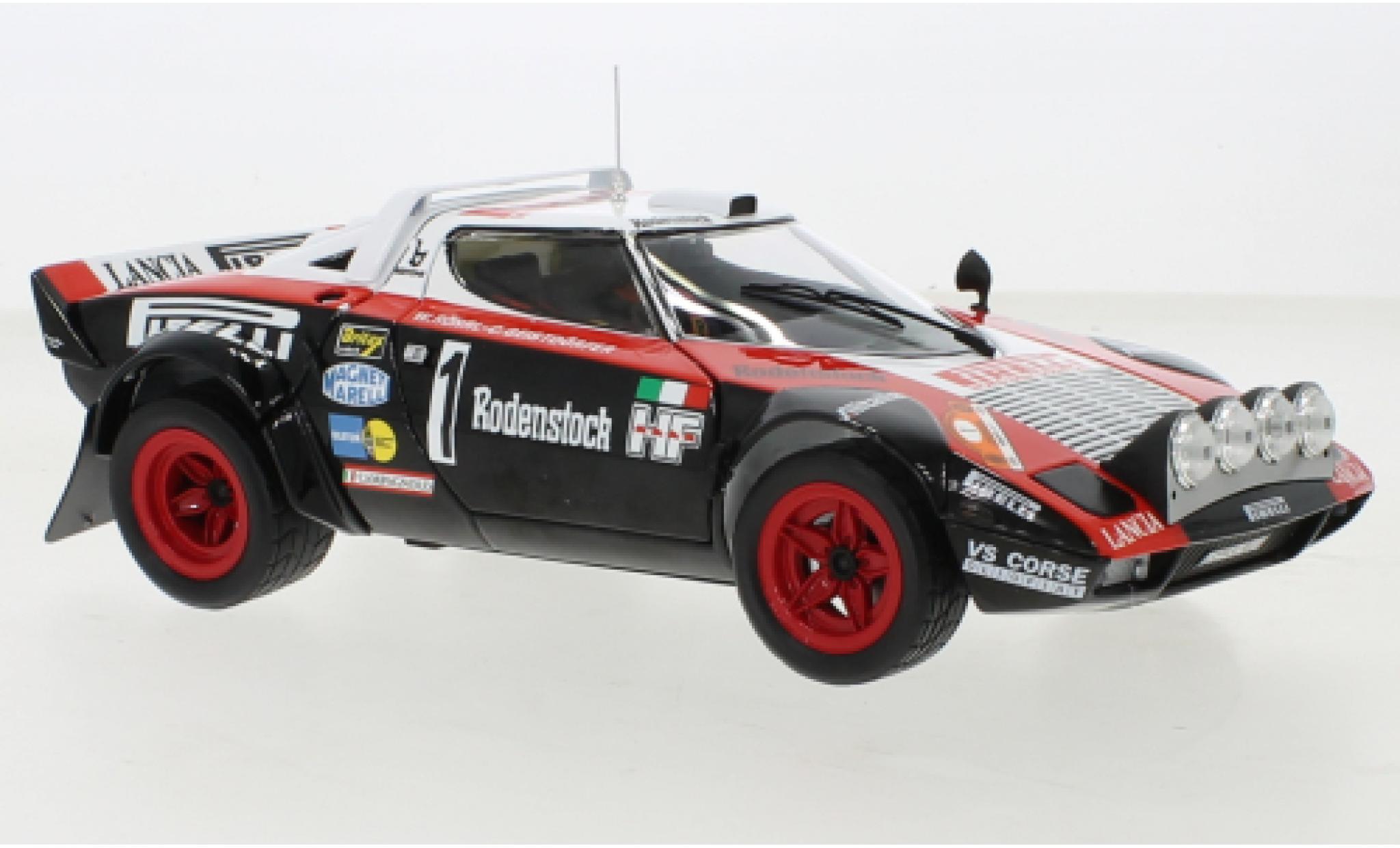 Lancia Stratos 1/18 Kyosho HF No.1 Rodenstock Rallye DM Rallye Hunsrück 1978 modellino in miniatura