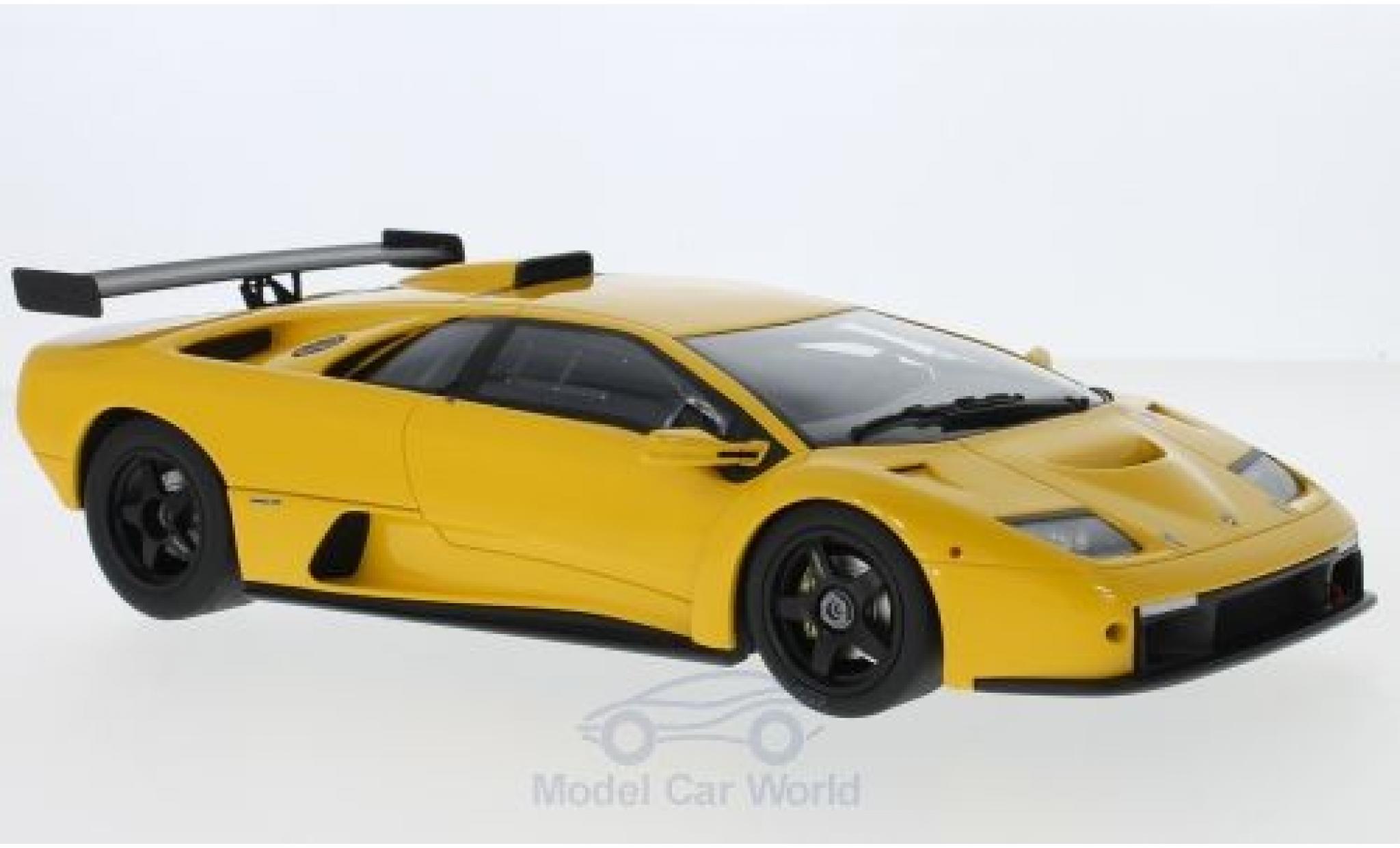 Lamborghini Diablo GTR 1/18 Kyosho GTR giallo 1999 modellino in miniatura