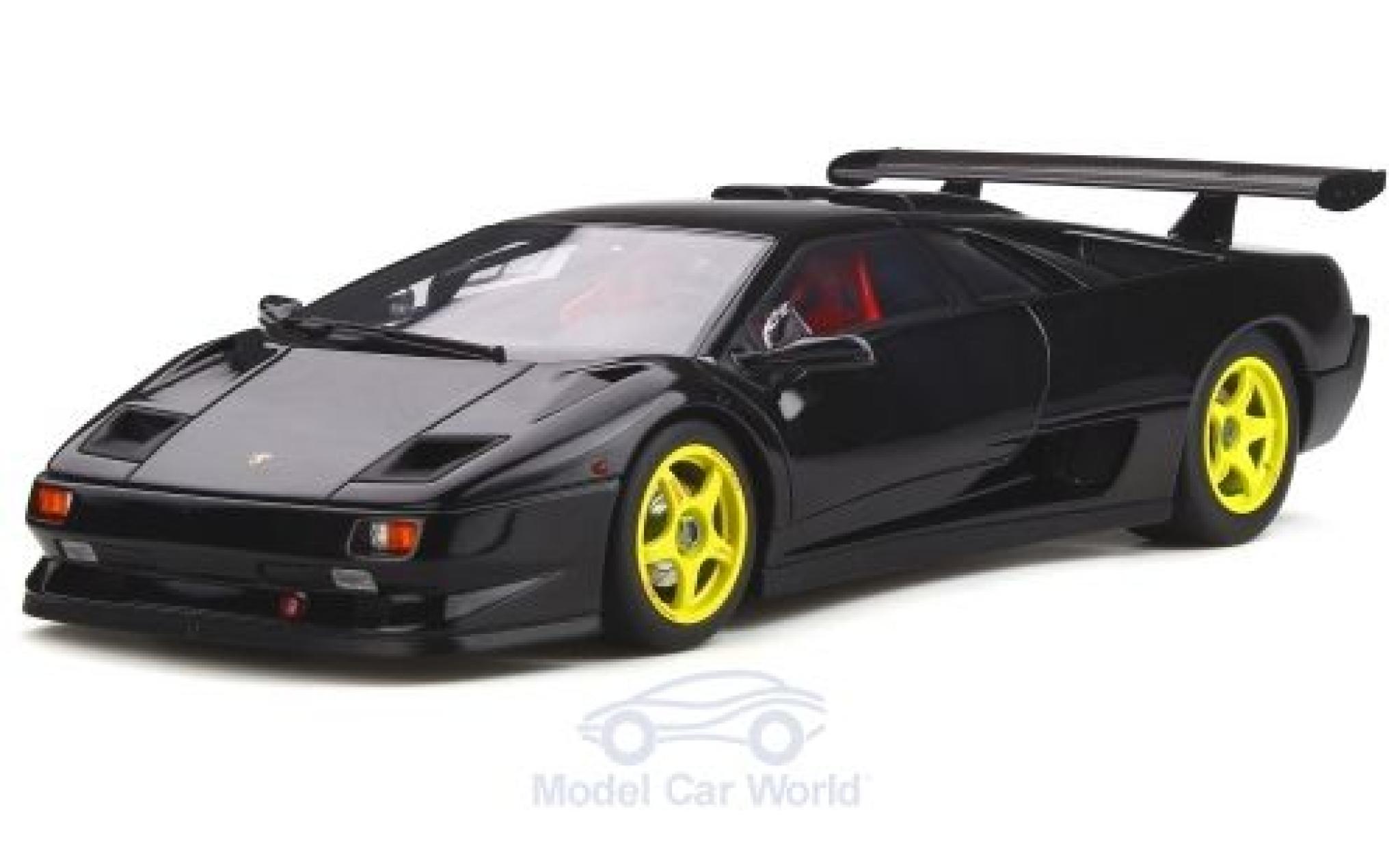 Lamborghini Diablo 1/18 Kyosho SVR nero modellino in miniatura