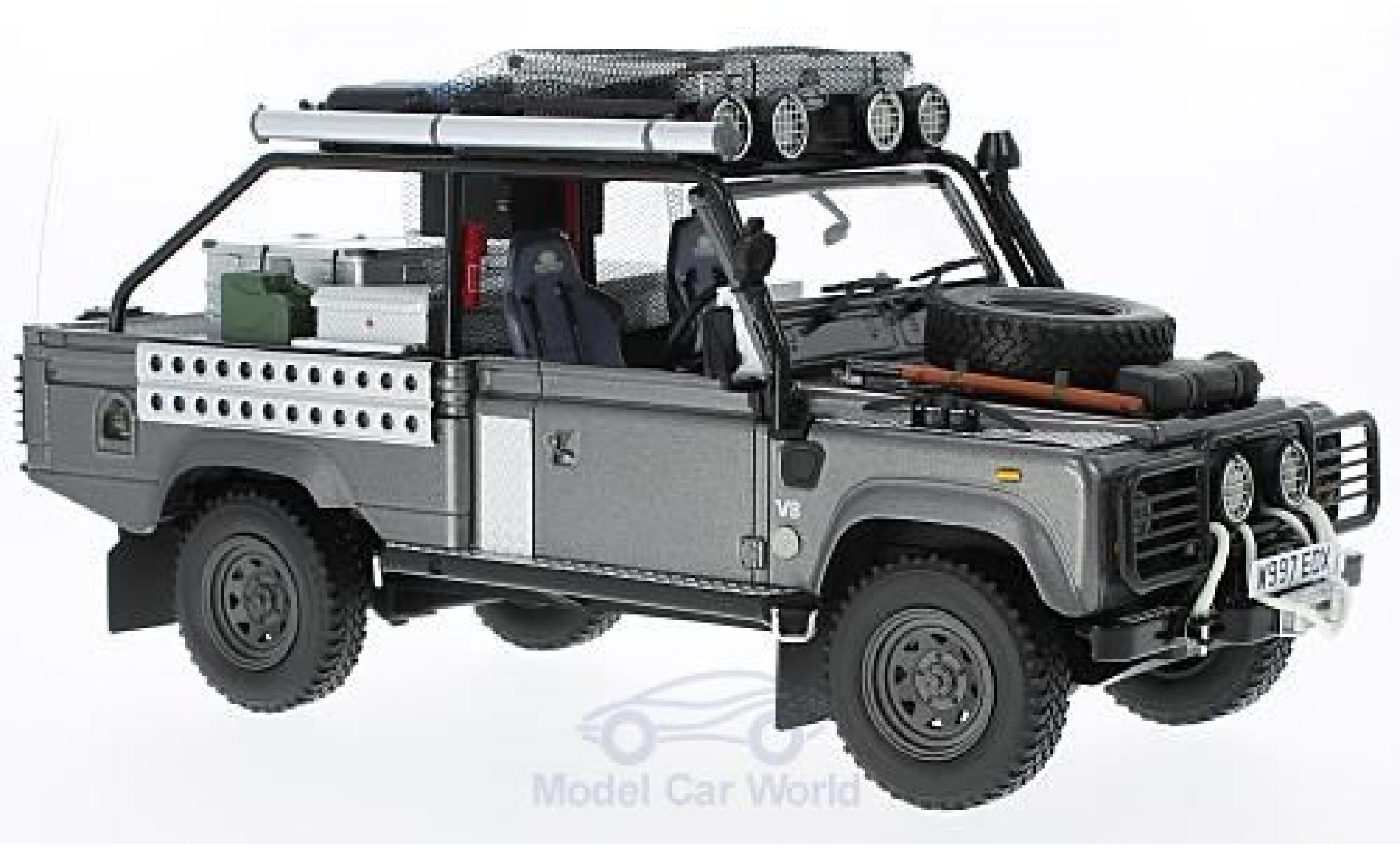 Land Rover Defender 1/18 Kyosho metallico grigio RHD Movie Edition modellino in miniatura