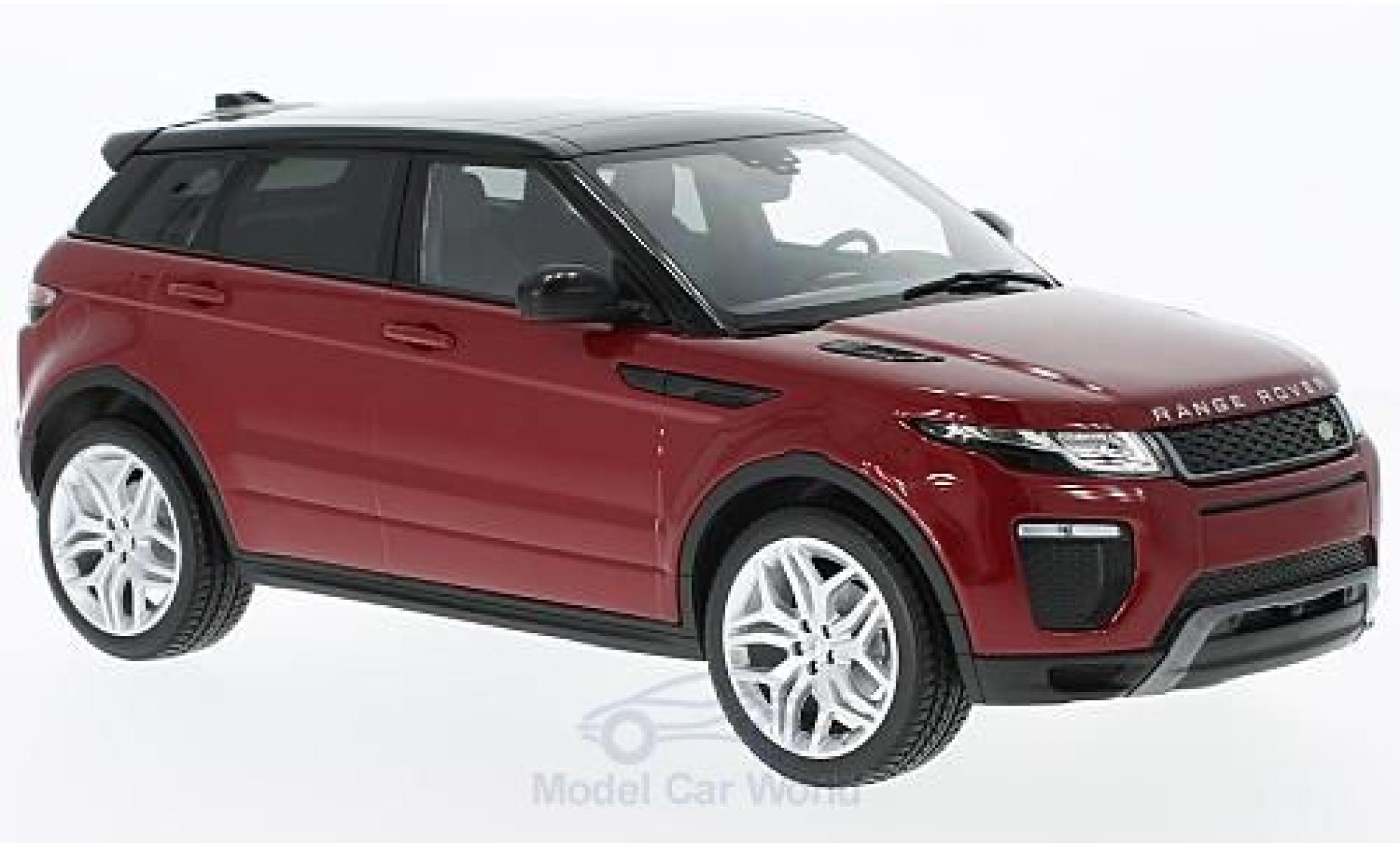 Land Rover Range Rover 1/18 Kyosho Evoque HSE Dynamic Lux rosso modellino in miniatura