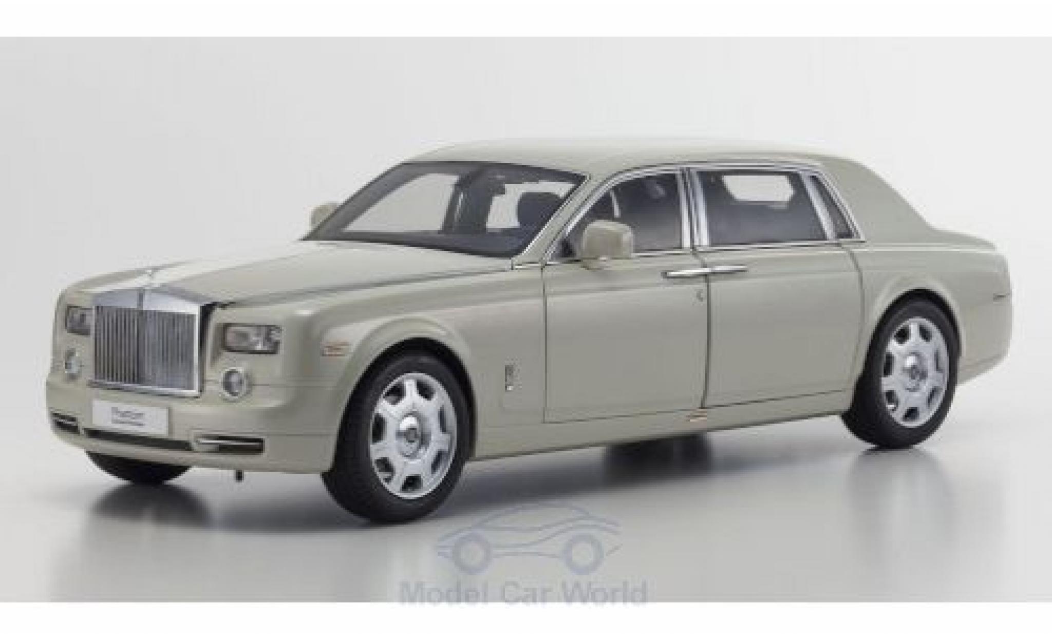 Rolls Royce Phantom 1/18 Kyosho EWB bianco 2003 modellino in miniatura