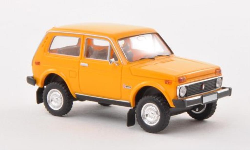Lada Niva 1/87 Brekina giallo modellino in miniatura