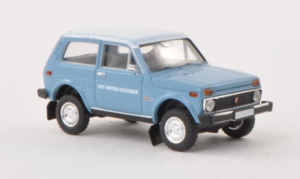 Lada Niva 1/87 Brekina LPG rossoer Oktober modellino in miniatura