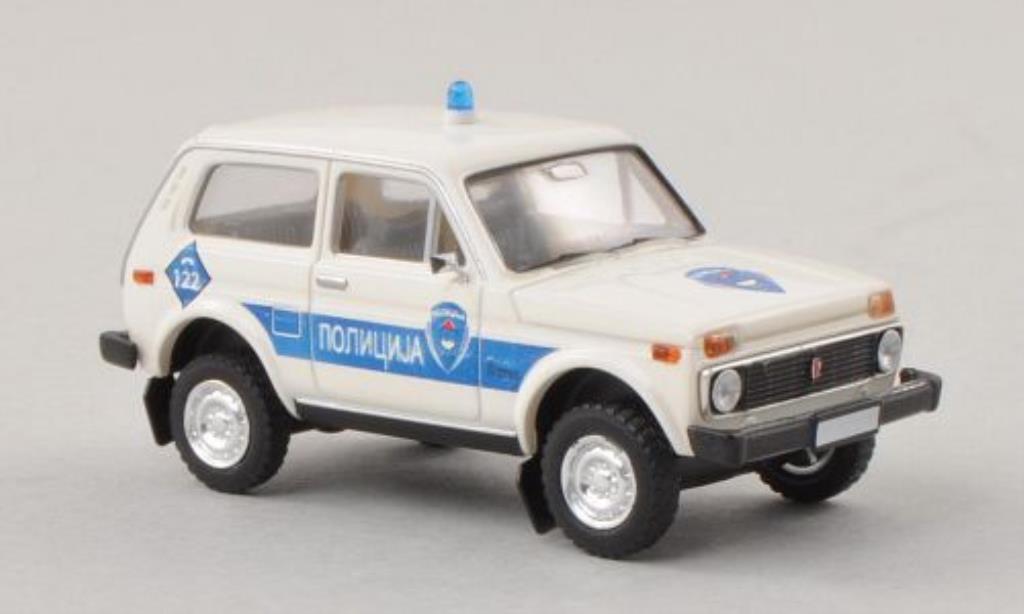 Lada Niva 1/87 Brekina Polizei Bosnien (BIH) modellino in miniatura
