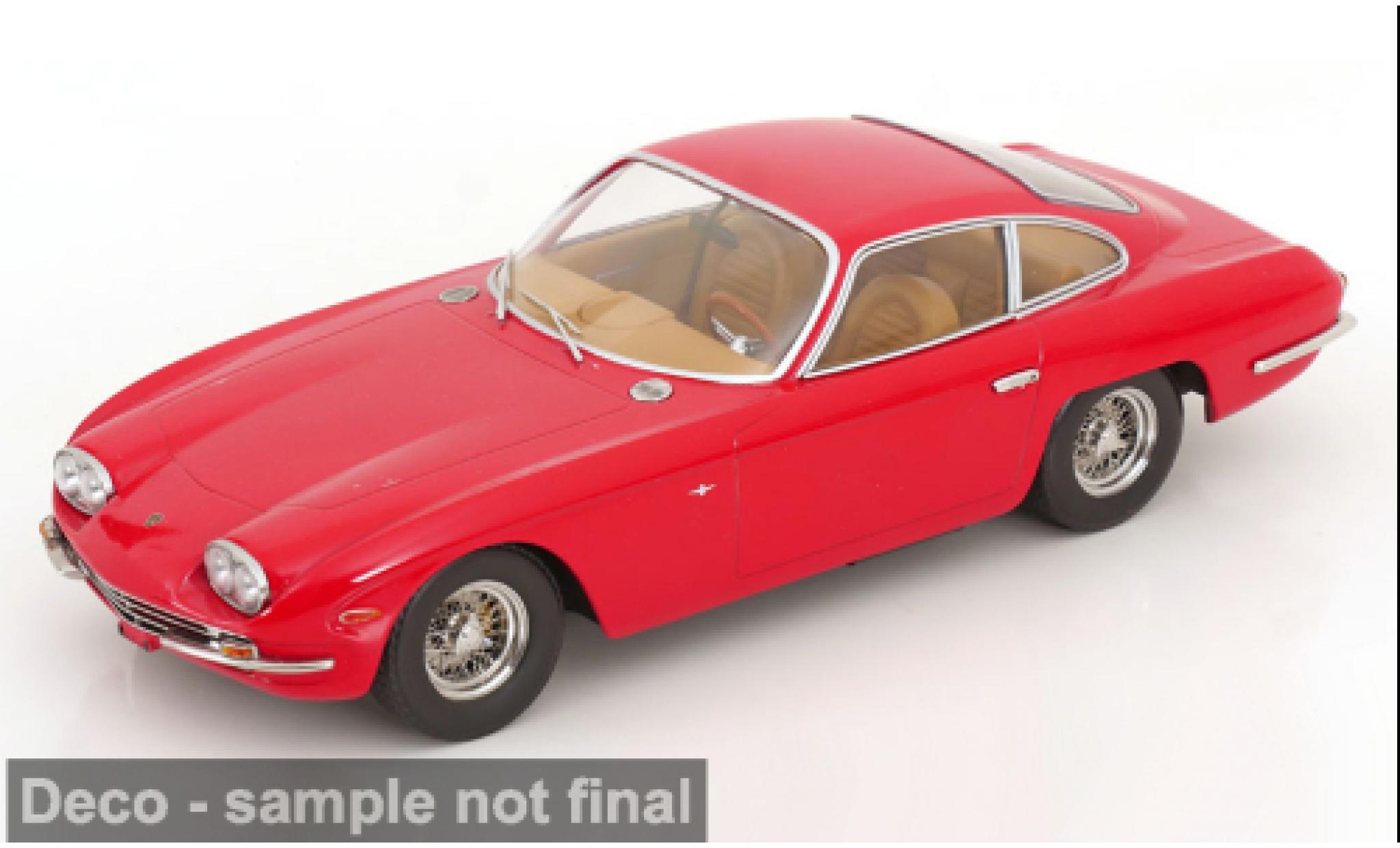 Lamborghini 400 GT 1/18 KK Scale 2+2 rot 1966 1:18 modellino in miniatura