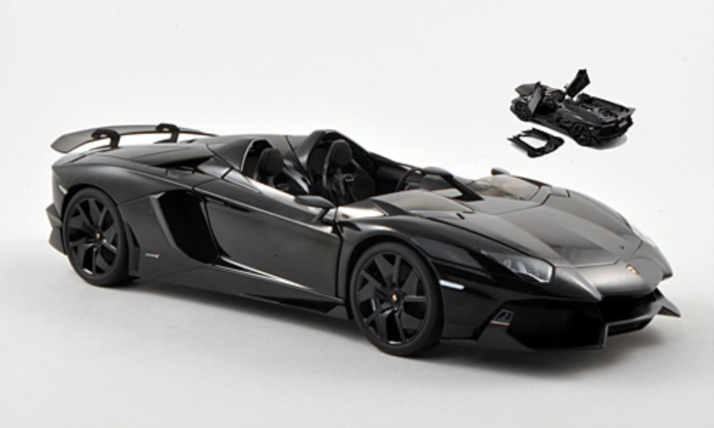 Lamborghini Aventador J 1/18 Autoart J nero 2012 modellino in miniatura