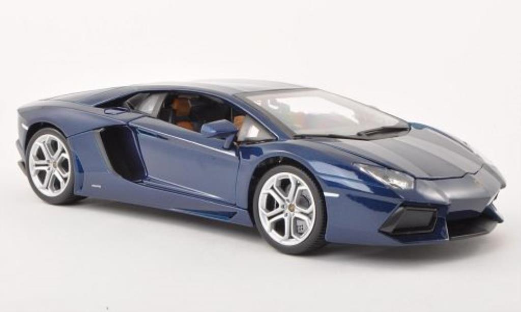 Lamborghini Aventador LP700-4 1/18 Burago LP700-4 blu 2011 modellino in miniatura