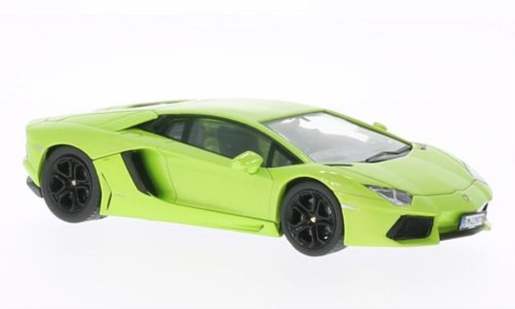 Lamborghini Aventador LP700-4 1/43 IXO LP700-4 grun 2012 modellino in miniatura