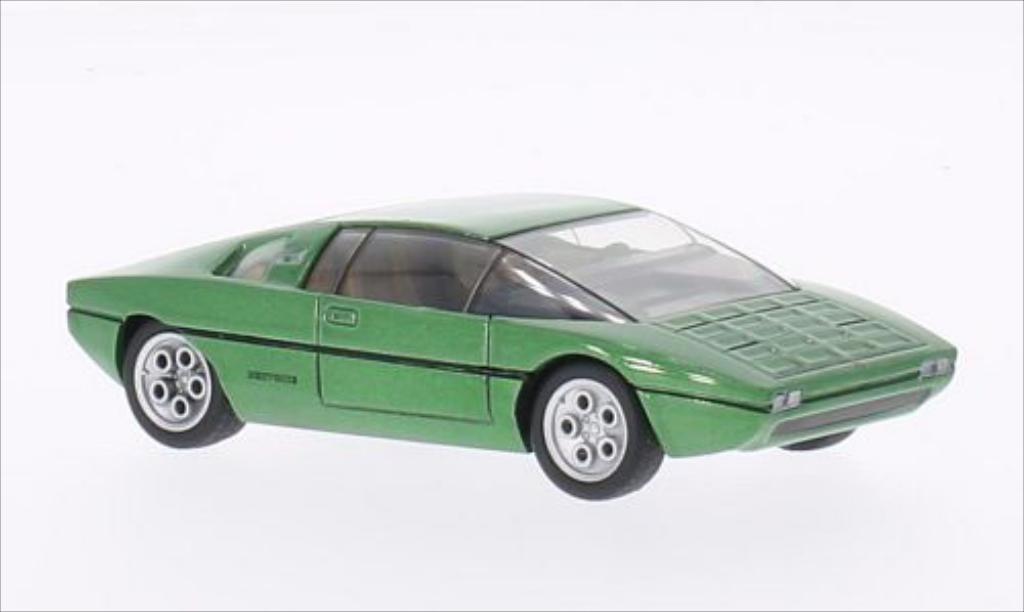 Lamborghini Bravo 1/43 WhiteBox metallico grun 1974 modellino in miniatura