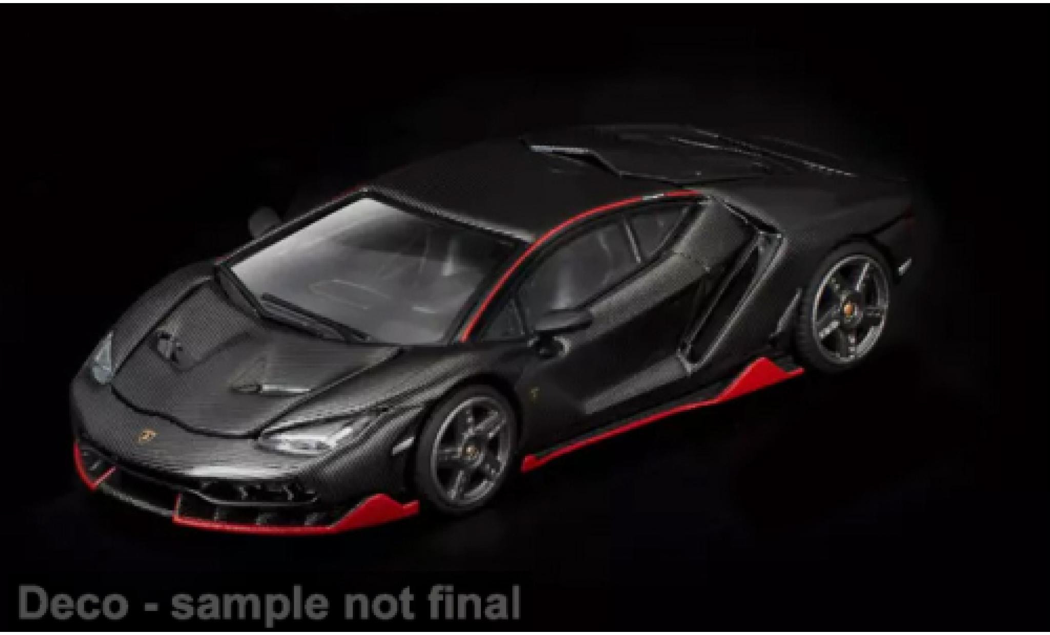 Lamborghini Centenario 1/64 Pop Race carbon/rot 1:64 modellino in miniatura