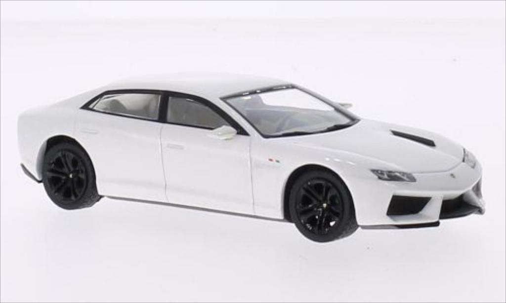Lamborghini Estoque 1/43 IXO 200 metallico bianco 2008 modellino in miniatura