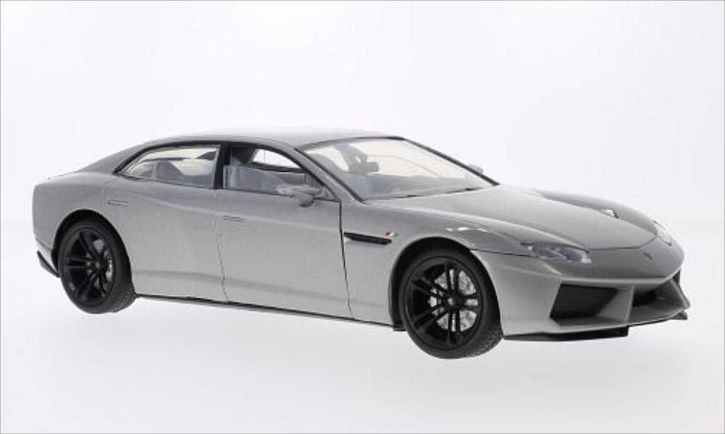 Lamborghini Estoque 1/18 Motormax metallico grigio modellino in miniatura
