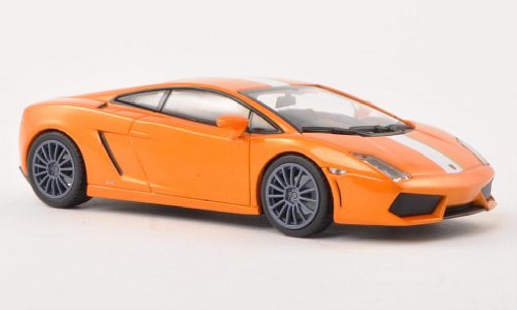 Lamborghini Gallardo 1/43 Minichamps LP 550-2 Valentino Balboni orange 2009 modellino in miniatura