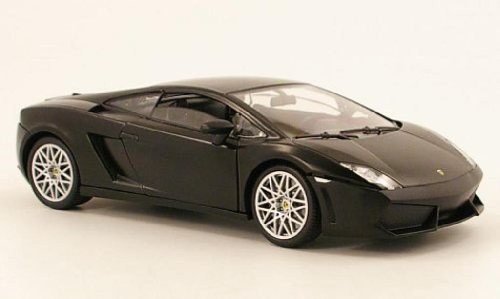 Lamborghini Gallardo 1/24 Motormax LP 560-4 nero modellino in miniatura