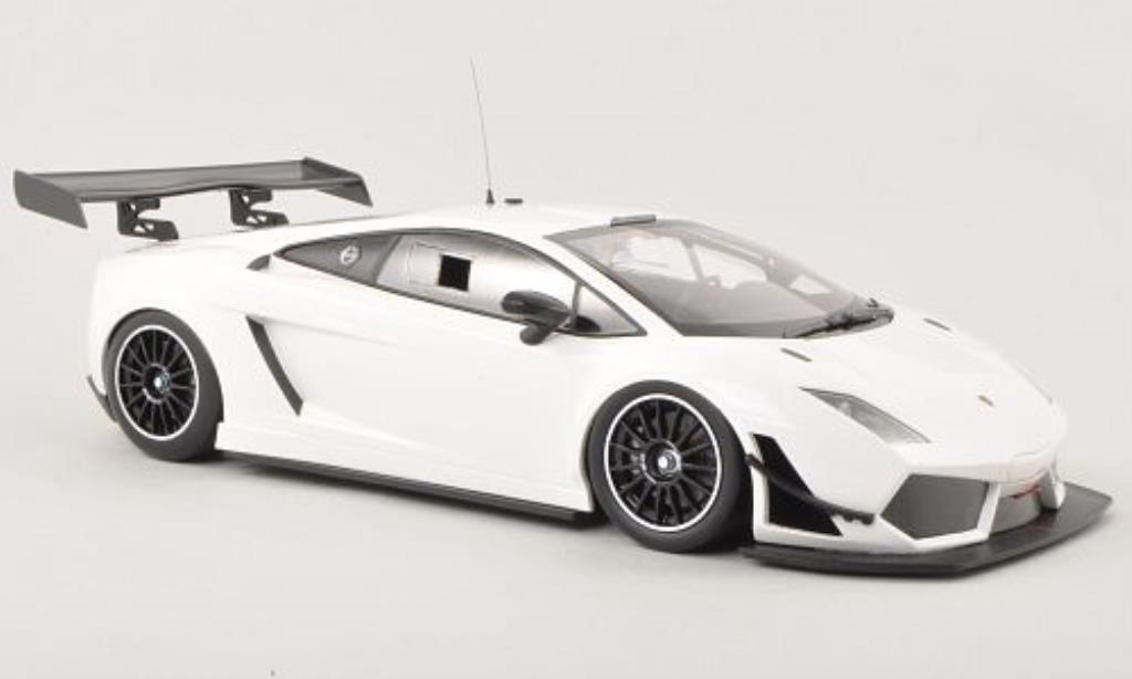 Lamborghini Gallardo 1/18 Minichamps LP 600+ GT3 Street bianco 2011 modellino in miniatura