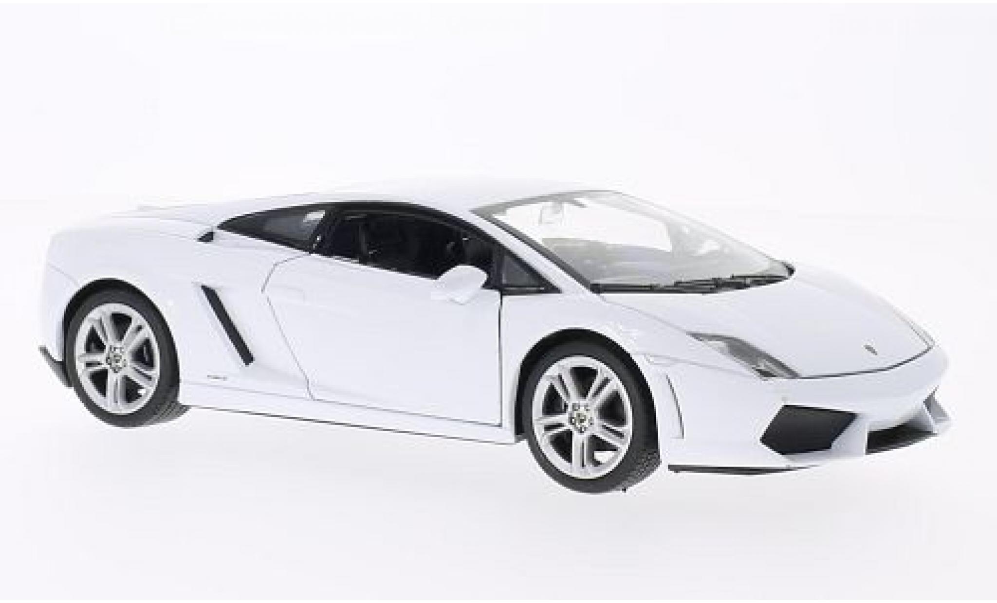 Lamborghini Gallardo 1/24 Welly LP560 weiss 1:24 modellino in miniatura