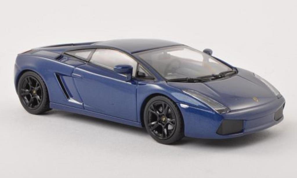 Lamborghini Gallardo 1/43 Minichamps blu 2006 modellino in miniatura
