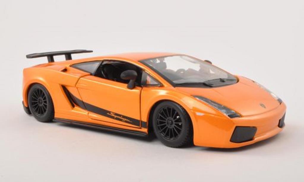 Lamborghini Gallardo Superleggera 1/24 Burago Superleggera orange 2003 modellino in miniatura