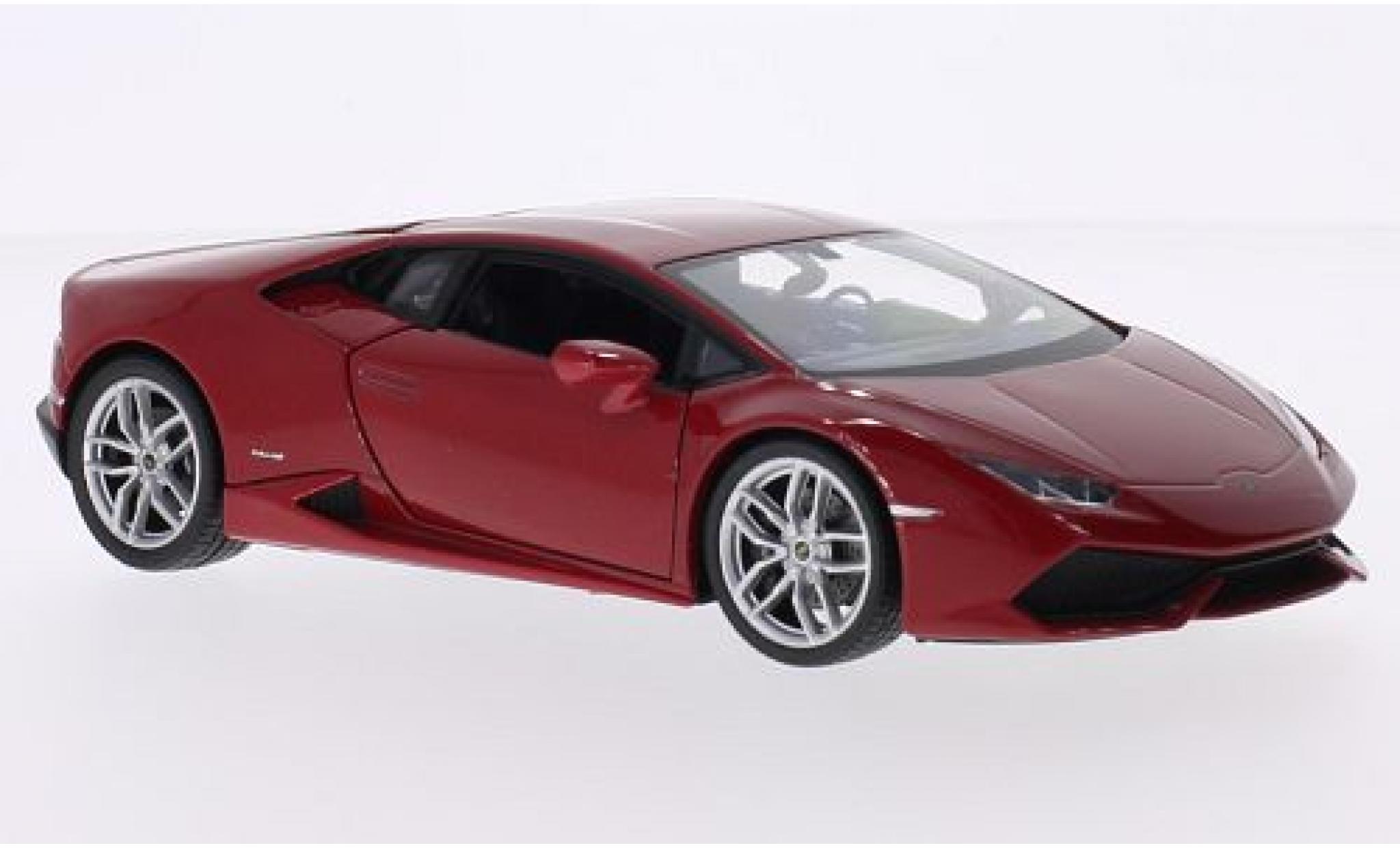 Lamborghini Huracan 1/24 Welly LP 610 rot 1:24 modellino in miniatura