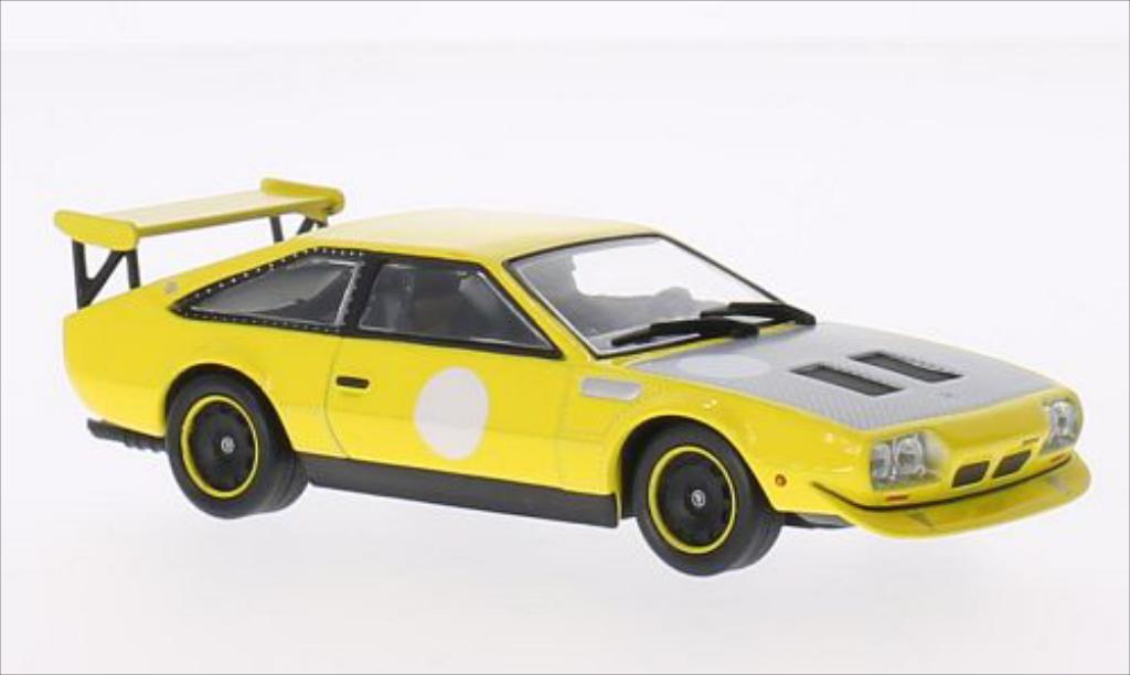 Lamborghini Jarama 1/43 WhiteBox Rally giallo 1973 modellino in miniatura