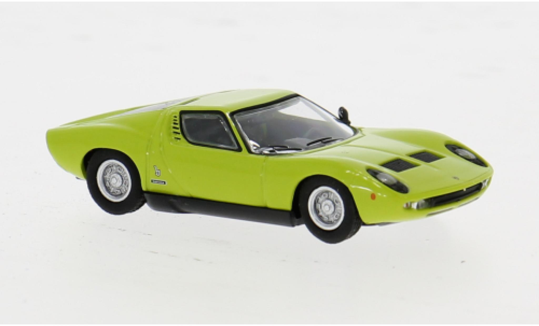Lamborghini Miura 1/87 Minichamps grün 1:87 modellino in miniatura