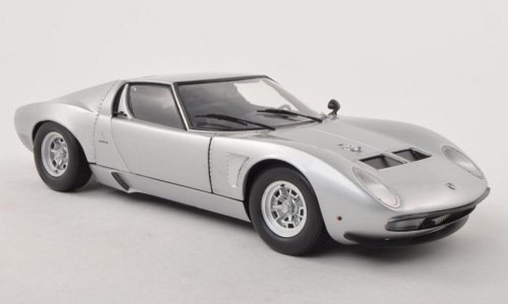 Lamborghini Miura Jota 1/18 Kyosho Jota SVJ grigio modellino in miniatura